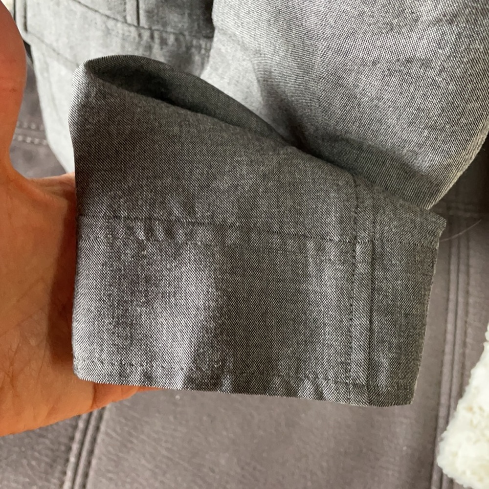 TAHARI Arthur S. Levine Gray Blazer Jacket Size 2P - Picture 6 of 9